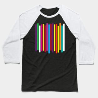 Colorful Stripes Baseball T-Shirt